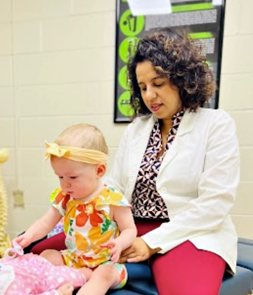 yellow head band baby